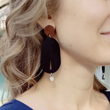 Load image into Gallery viewer, Leather earrings, Vernada, see options