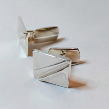 Lataa kuva Galleria-katseluun, Lapponia Björn Weckström kalvosinnapit hopea, Second Hand kalevala käytetty pidetty vintage