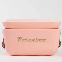 Load image into Gallery viewer, Polarbox kylmälaukku 12L Gold Edition koralli vanhanaikainen kylmälaukku retro