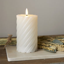 Lataa kuva Galleria-katseluun, LED kierre pöytäkynttilä valkoinen