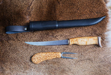 Lataa kuva Galleria-katseluun, Fileerausveitsi, visakoivu, ruostumaton teräs, Arctic Legend