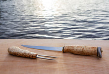 Lataa kuva Galleria-katseluun, Kalapiikki, visakoivu, ruostumaton teräs, Arctic Legend