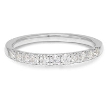 Lataa kuva Galleria-katseluun, Beat of Love – Created Diamonds ARTEMIS timanttirivisormus 0.33 G-H/VS valkokultaa palladiumvalkokulta timanttisormus