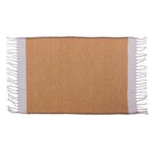 Load image into Gallery viewer, Hamam hand towel, yellow and white