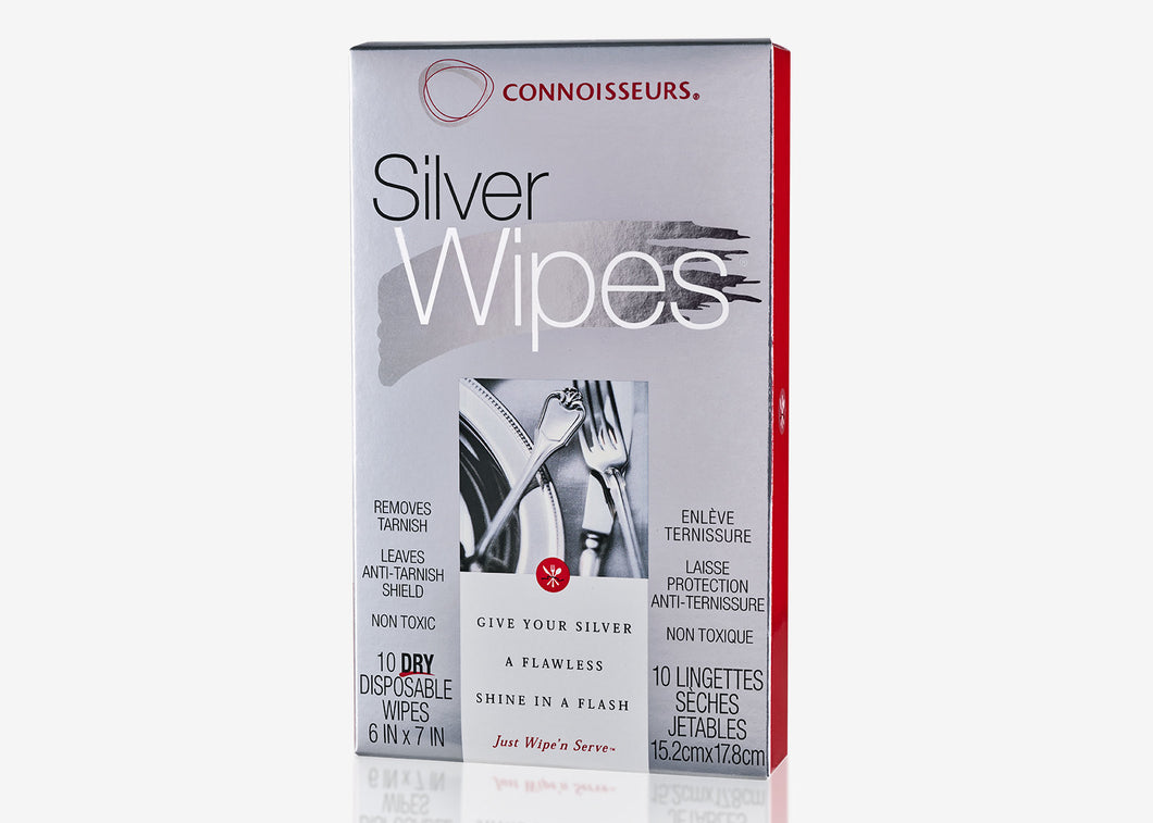 Silver Wipes hopeanpuhdistusliinat 10kpl