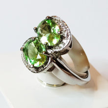 Lataa kuva Galleria-katseluun, upla"diana" sormus 17,5, hopea, second hand