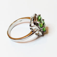 Lataa kuva Galleria-katseluun, upla"diana" sormus 17,5, hopea, second hand