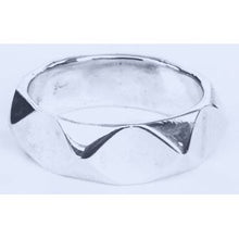 Lataa kuva Galleria-katseluun, Moderni hopeasormus 6mm 18,5, hopea