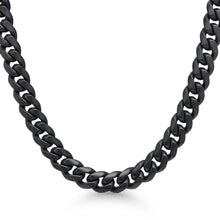 Load image into Gallery viewer, Black armor chain 50cm / 8mm, steel
