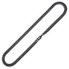 Load image into Gallery viewer, Black armor chain 50cm / 8mm, steel