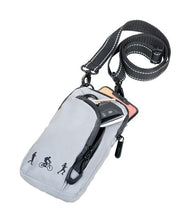 Lataa kuva Galleria-katseluun, TROIKA crossover heijastinlaukku SBG03GY Reflactive Smartbag crossbody olkalaukku