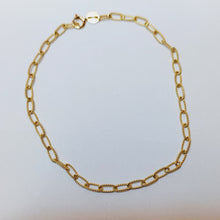 Lataa kuva Galleria-katseluun, 14k kultainen rannekoru 18,5cm