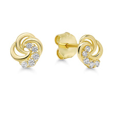 Lataa kuva Galleria-katseluun, Korvakorut, kulta