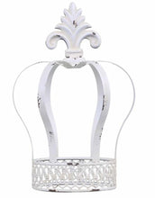 Load image into Gallery viewer, Flower frame Crown 26cm antique white