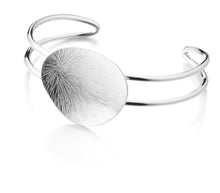 Lataa kuva Galleria-katseluun, Lumoava Lily rannerengas, hopea hopeinen näyttävä rannerengas hopeinen kuu