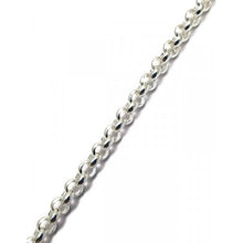 Load image into Gallery viewer, Bean bracelet 4mm 19cm silver