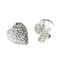 Lataa kuva Galleria-katseluun, Sydän korvakorut, RMV, hopea