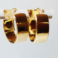Load image into Gallery viewer, Flakka earring, gold-plated silver