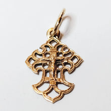 Lataa kuva Galleria-katseluun, Krusifiksi, kulta, second hand