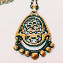 Load image into Gallery viewer, Juhani Vuorisalmi necklace 60cm, bronze, second hand