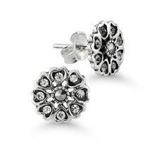 Load image into Gallery viewer, Marcasite earrings silver