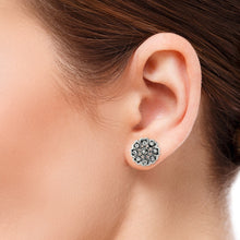Load image into Gallery viewer, Marcasite earrings silver