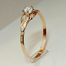 Load image into Gallery viewer, Kultasormus spinelli koko 18,5, second hand