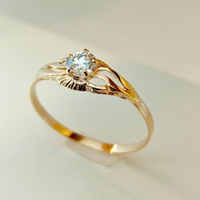 Load image into Gallery viewer, Kultasormus spinelli koko 18,5, second hand