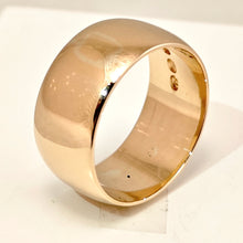 Lataa kuva Galleria-katseluun, Leveä kultasormus 14k, koko 19, second hand