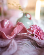 Lataa kuva Galleria-katseluun, Lasikulho Petal vaaleanpunainen Ø28cm A Lot Decoration