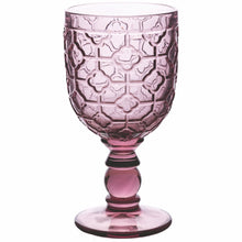 Lataa kuva Galleria-katseluun, Geometrinen jalallinen juomalasi/viinilasi 310ml, 6 värivaihtoehtoa