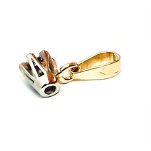 Load image into Gallery viewer, Timantti-riipus 0,05ct , keltakulta/valkokulta, second hand