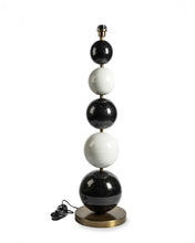 Load image into Gallery viewer, Lattiavalaisin 112cm Multi Stone 5 musta/valkoinen, A Lot Decoration