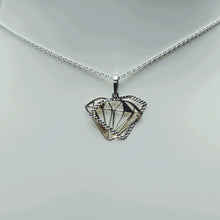 Lataa kuva Galleria-katseluun, &quot;timantti&quot;- kaulakoru 45 cm, hopea
