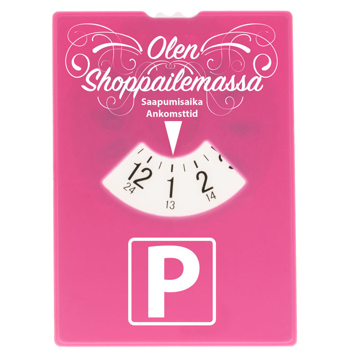 Parkkikiekko Olen shoppailemassa