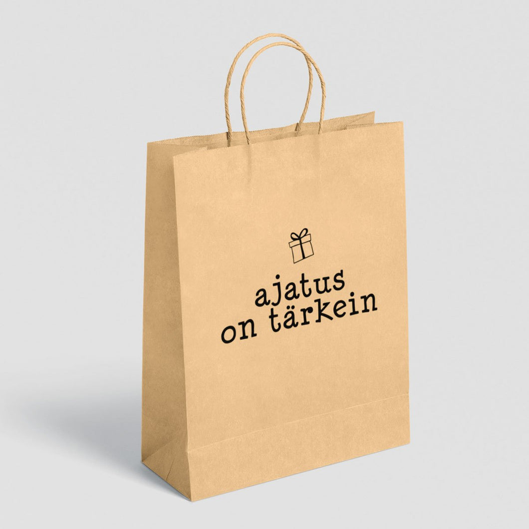 Ajatus on tärkein | Lahjakassi iso