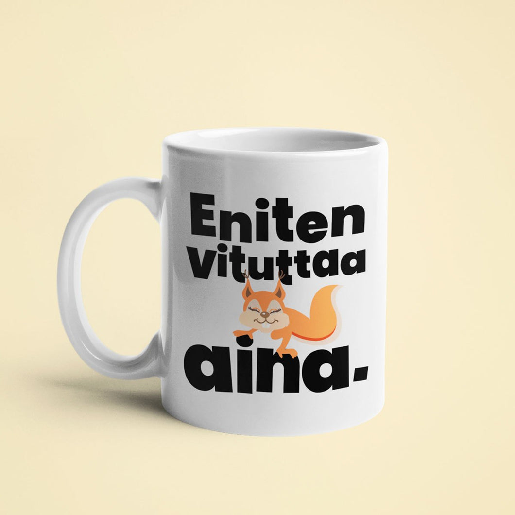 Eniten vituttaa aina-muki