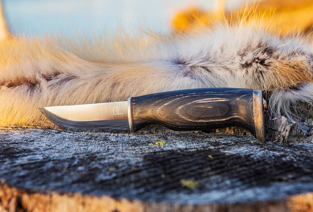 Hunter's Knife, musta, hiiliteräs, Arctic Legend