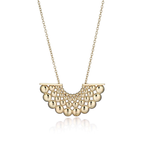 Lumoava Aika kaulakoru, kullattu hopea kotimainen koru finnish design