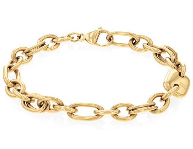 THJ CONTRAST LINK CHAIN BRACELET