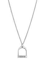 Lataa kuva Galleria-katseluun, Ratsu riipus Jalustin zirkoneilla 45/50cm hopea, Lempikoru
