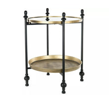 Lataa kuva Galleria-katseluun, Pöytä, peilitarjotin, musta, antiikki, A Lot Decoration
