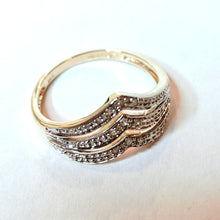 Lataa kuva Galleria-katseluun, 14k timanttisormus 0,05ct, second hand käytetyt korut 
