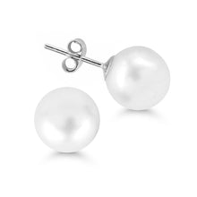 Lataa kuva Galleria-katseluun, Helmikorvanapit 10mm, hopea
