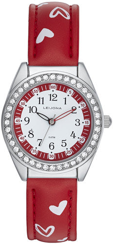 Leijona Heartz lasten rannekello punainen 5323-964