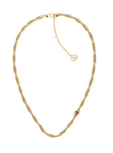 Lataa kuva Galleria-katseluun, Tommy Hilfiger Braided metal GP kaulakoru THJ2780685
