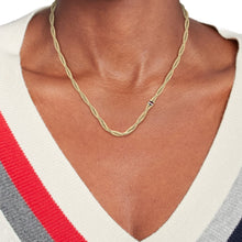 Lataa kuva Galleria-katseluun, Tommy Hilfiger Braided metal GP kaulakoru THJ2780685
