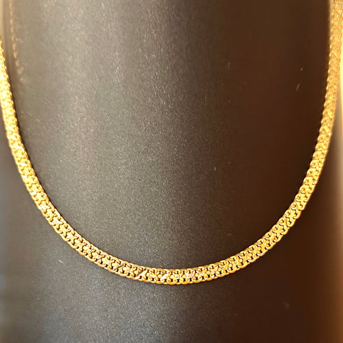 Kultakaulakoru 4mm 45cm, second hand