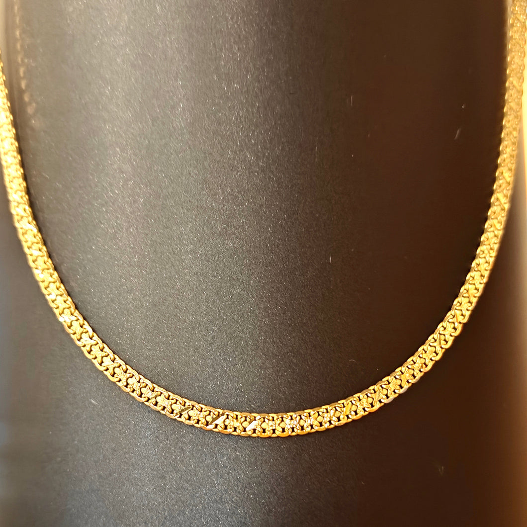 Kultakaulakoru 4mm 45cm, second hand