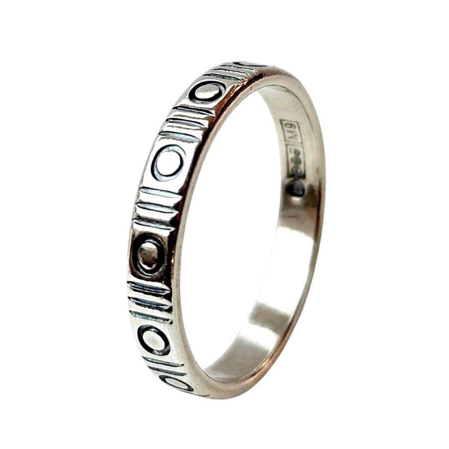 Kalevala Kelo sormus  16,5, hopea, second hand